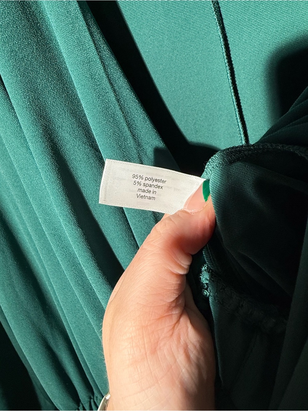 Lane Bryant Green Surplice Long Sleeve Wide Leg Jumpsuit - NWT - Picture 8 of 11